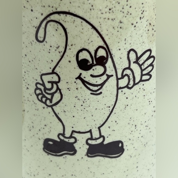 Source Unknown Speckled Tan Mugs with Character Design - Picture 10 of 10